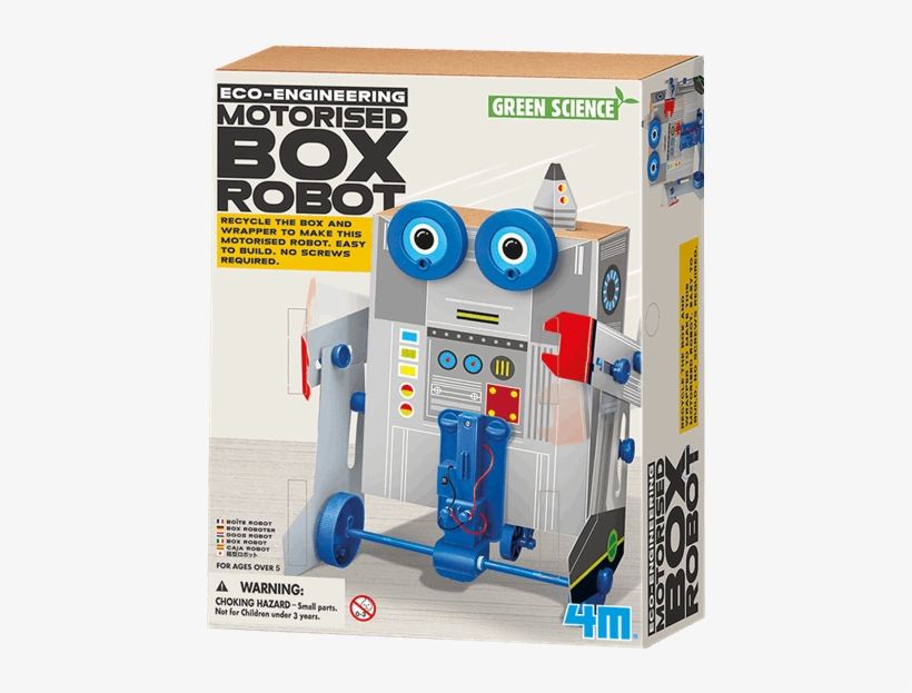 Green Science Box Robot, transparent png download