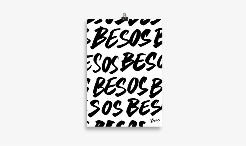 “besos” De Dase - Calligraphy, transparent png download