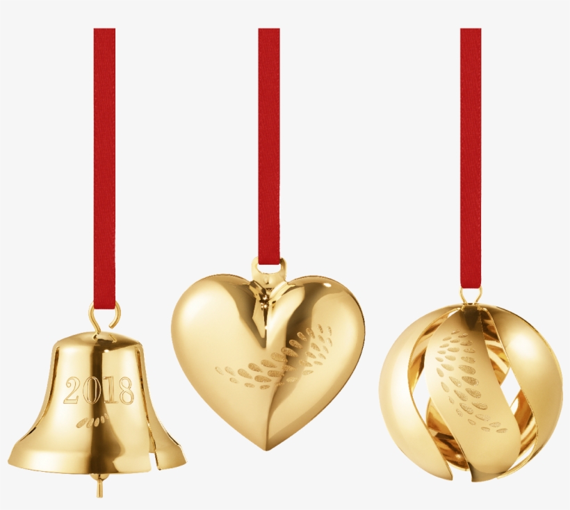 2018 Heart, Bell And Ball Collectibles Gift Set - Georg Jensen Christmas 2018, transparent png download