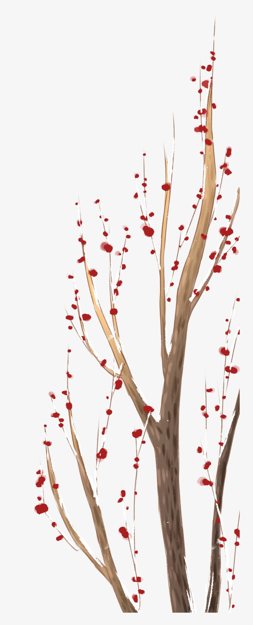 Chinese Style Fresh Hand Drawn Illustration Png And - Birch, transparent png download