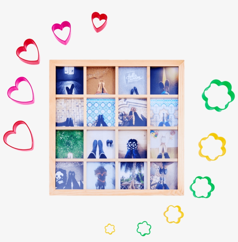 The Grid Frame - Cadre Photo Original, transparent png download
