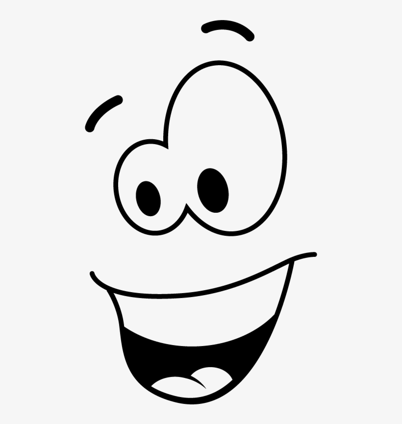 45274 Sticker Cartoon Yeux Modele 5 - Sourires Dessins, transparent png download