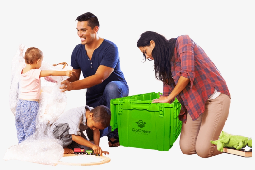 Why Go Green Rental Moving Boxes Are Better Than Cardboard - Stock Photography, transparent png download