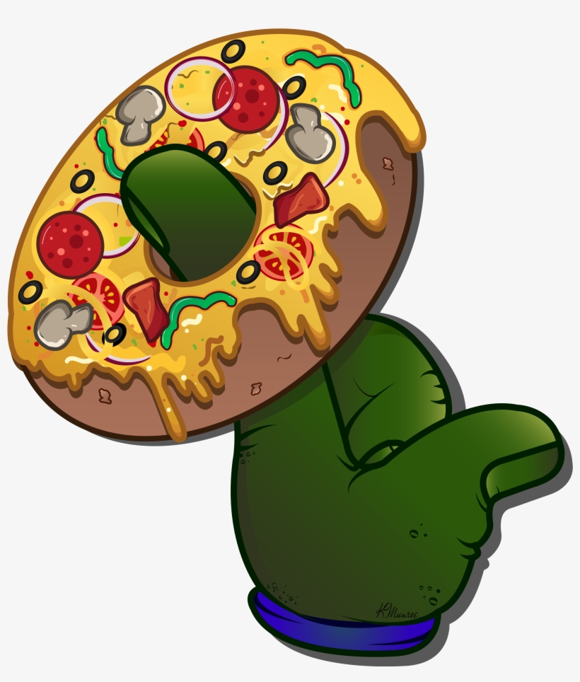 Pizza Donut, transparent png download