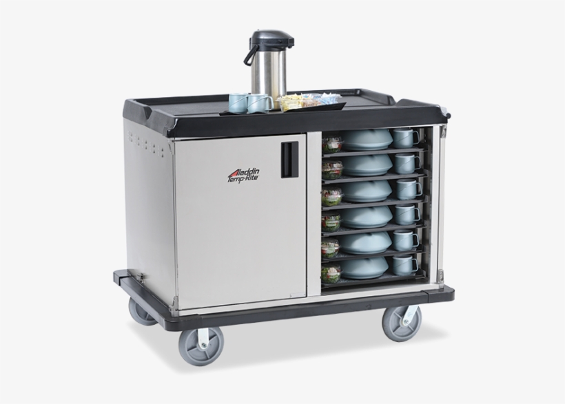 Premium Meal Delivery Cart, 24 Tray Capacity, Side - Kitchen Cart, transparent png download