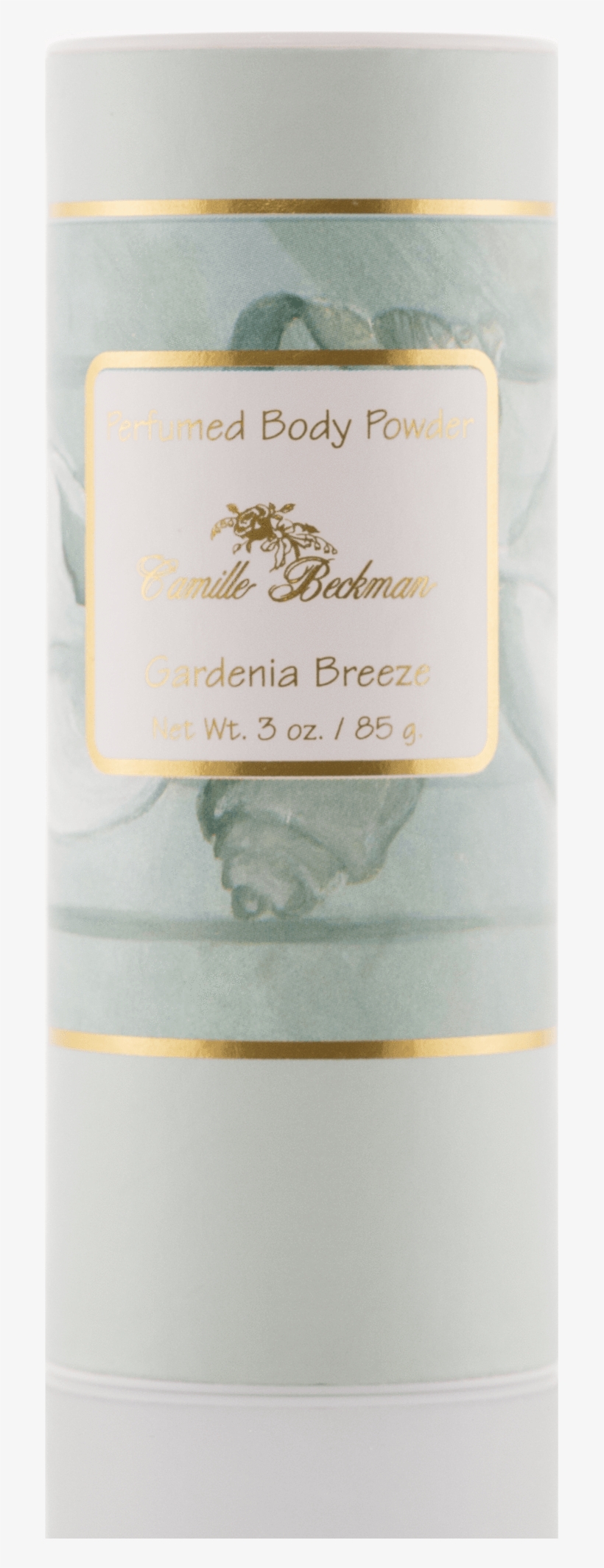 Perfumed Body Powder 3oz Gardenia Breeze - Glass Bottle, transparent png download