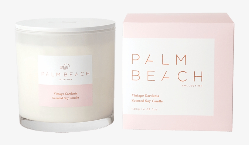 Vintage Gardenia Deluxe Candle - Candle, transparent png download