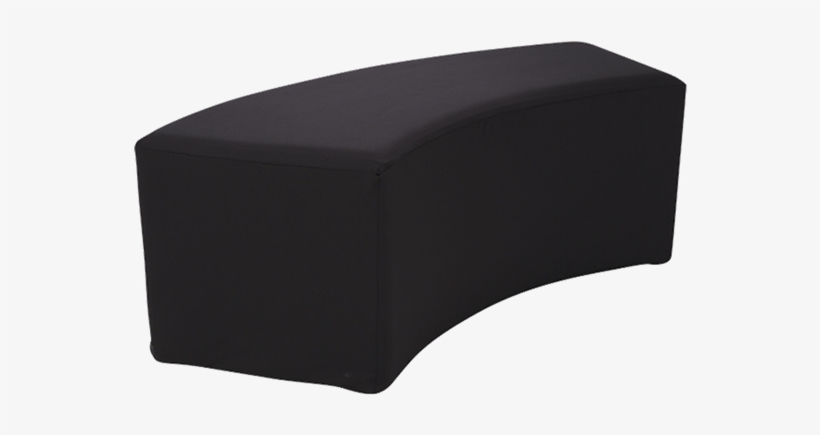 Rounded Black Vinyl Seat H 40 Cm M1 - Banquette Arrondie, transparent png download