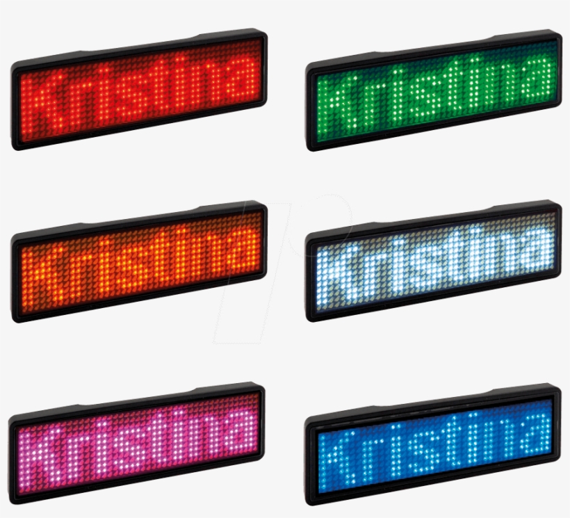 Led Name Tag, Pixel, Usb, Frame Black, Led White Frei - Light, transparent png download