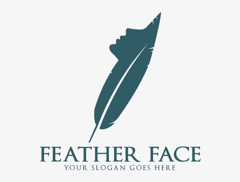 Feather Face Logo Design - Honor And Remember Flag, transparent png download