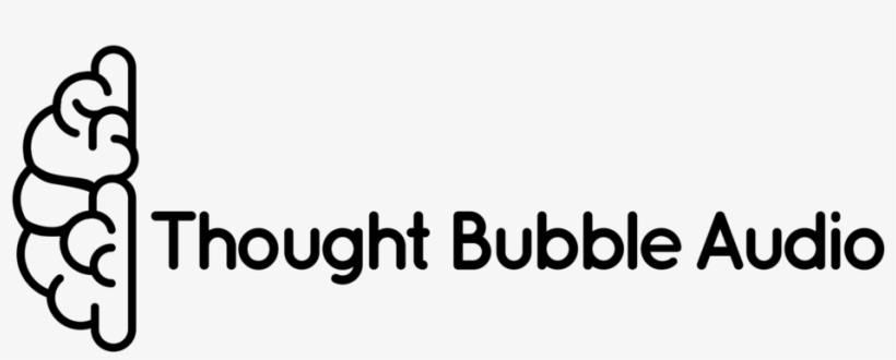 Thought Bubble Logo Horizontal Black - Monochrome, transparent png download