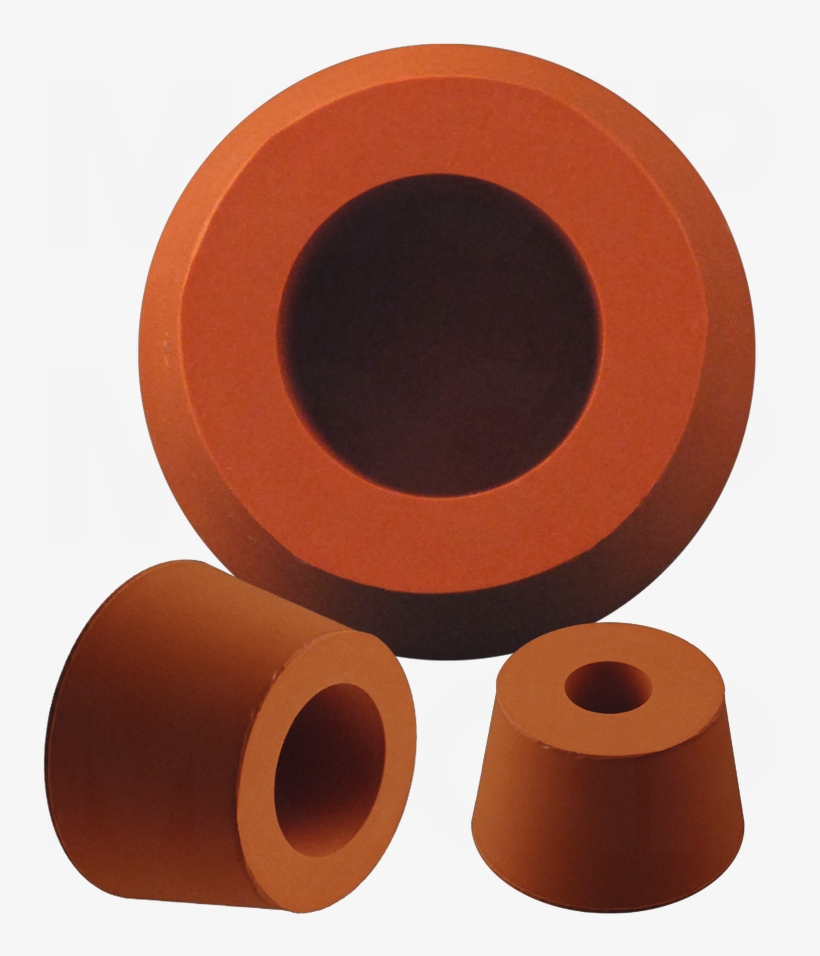 Silicone Rubber Hollow Tapered Plugs - Circle, transparent png download
