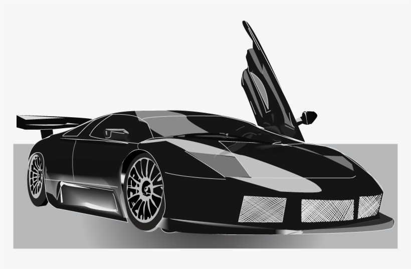 Graphic Stock Aventador Car Murci Lago Automotive Design - Lamborghini Murciélago, transparent png download