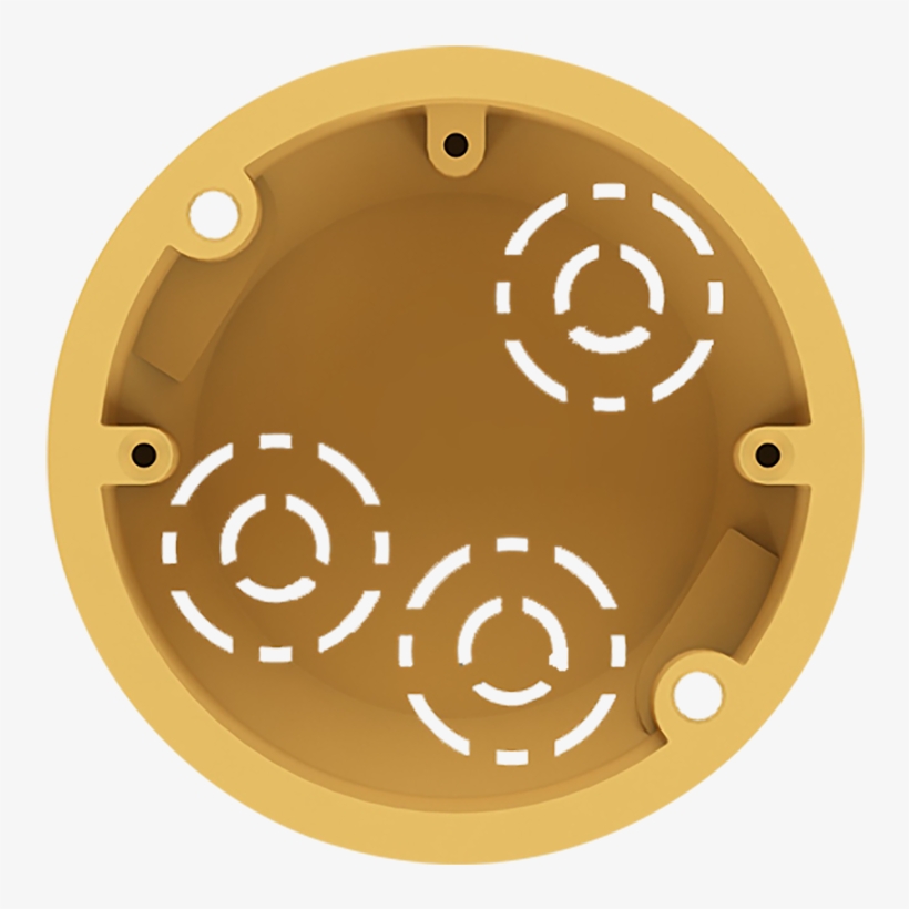 Mounting Box For Hollow Walls - Circle, transparent png download