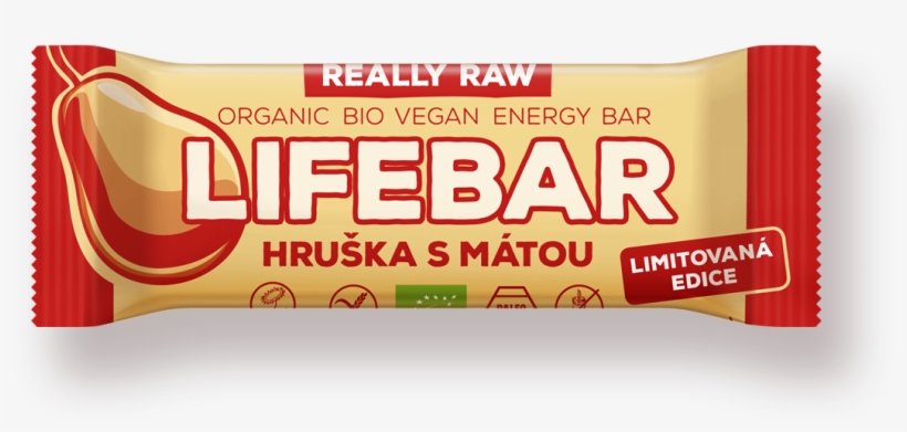 Lifebar Hruška S Mátou Raw & Bio 47 G - Fruit, transparent png download