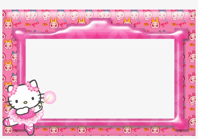Moldura Minnie Vermelhawallpapers - Hello Kitty, transparent png download
