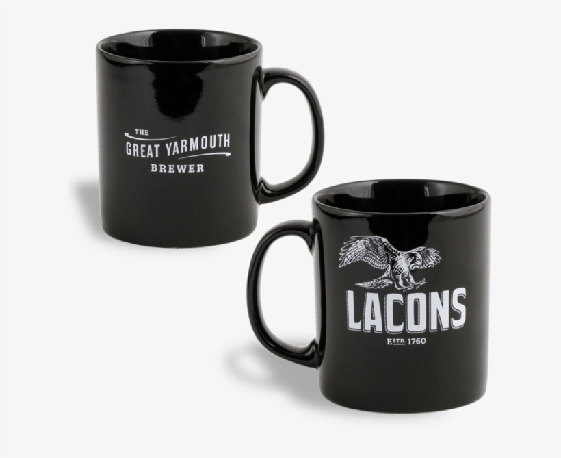 Black Falcon Logo Ceramic Mug - Mug, transparent png download