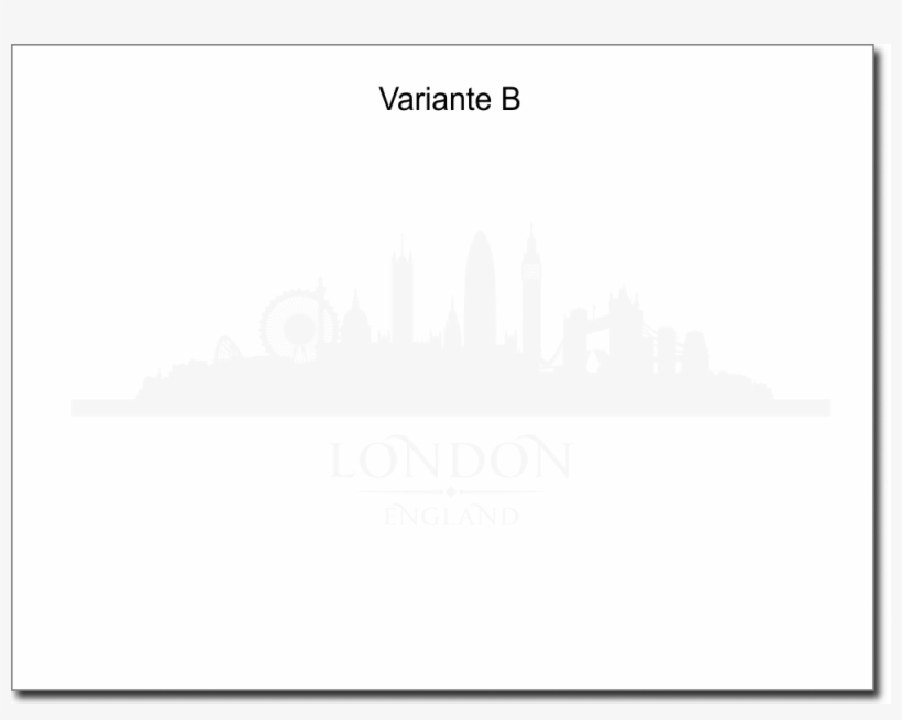Dekorative Fensterfolie Skyline Von London - Skyline, transparent png download