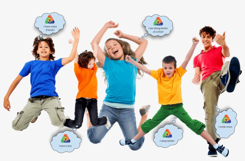 Jumping Kids2017 V2 - Kids White Background, transparent png download
