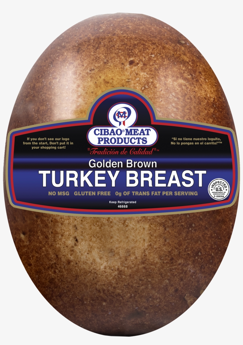 Golden Brown Turkey Breast - Cibao Meat, transparent png download