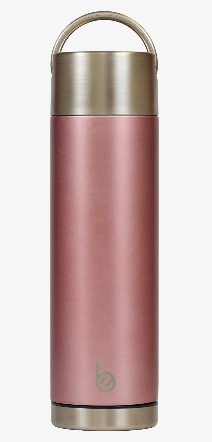 Rose Gold Pink Bottle - Water Bottle, transparent png download