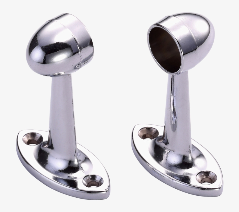 Wardrobe Clothes Towel Tube Rod Rail End Support Brackets - Towel Rod Bracket, transparent png download
