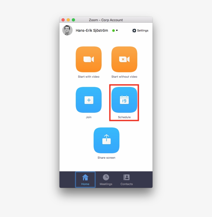 Zoom Schedule A Meeting And Publish The Link In Moodle - Zoom Application, transparent png download