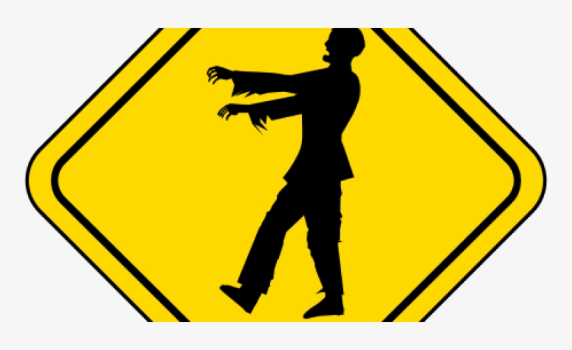 Download Music Of The Renaissance Arranged For The - Zombie Crossing Sign, transparent png download