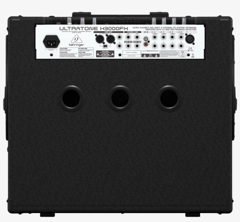 Behringer K3000fx Amp - Behringer K3000fx, transparent png download