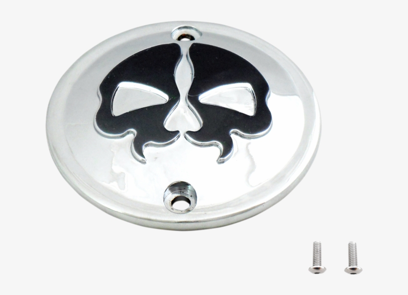 Drag 0940-1616 Split Skull Derby Covers - Emblem, transparent png download