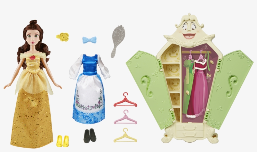 Disney Princess Belle's Wardrobe Set - Disney Princess Belle's Wardrobe Style Set, transparent png download