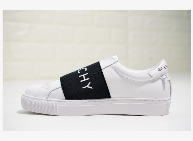 Givenchy Urban Street Logo Print Leather Slip On - Skate Shoe, transparent png download