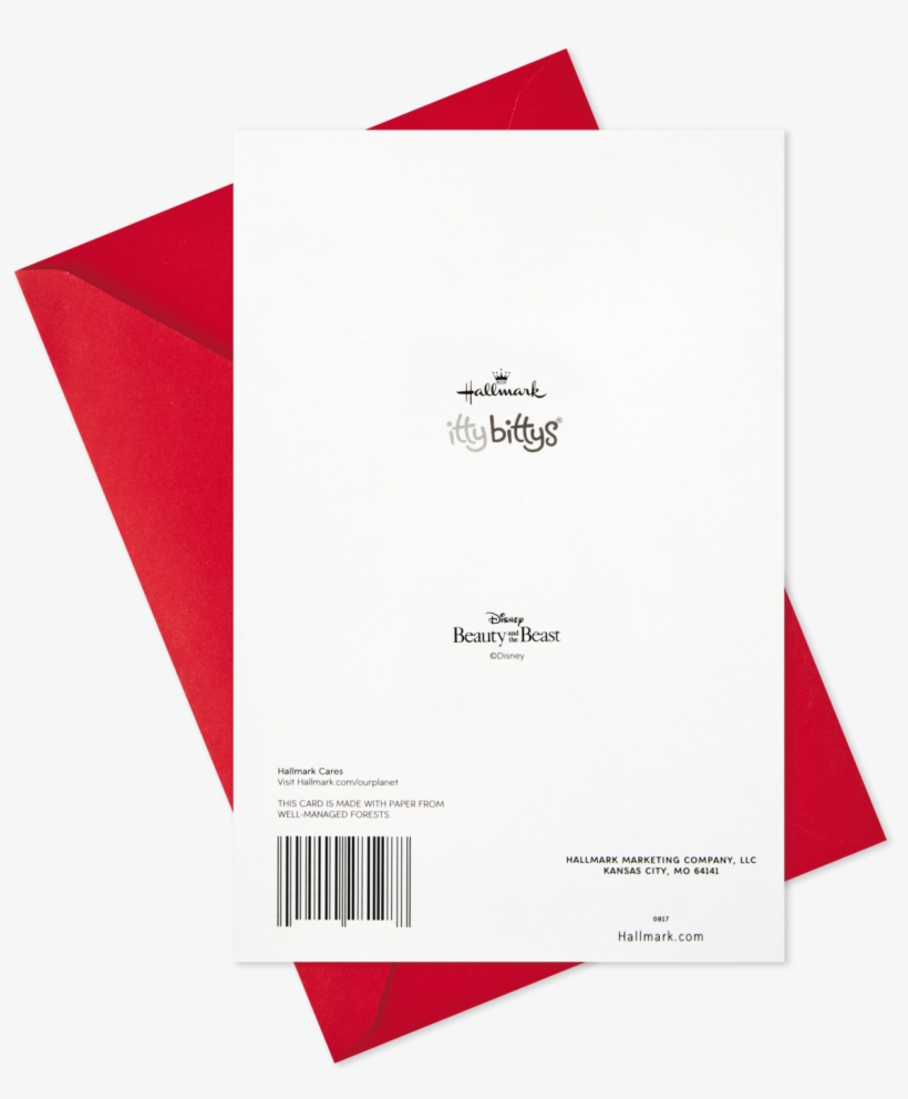 Itty Bittys® Beauty And The Beast Belle Valentine's - Hallmark Cards, transparent png download