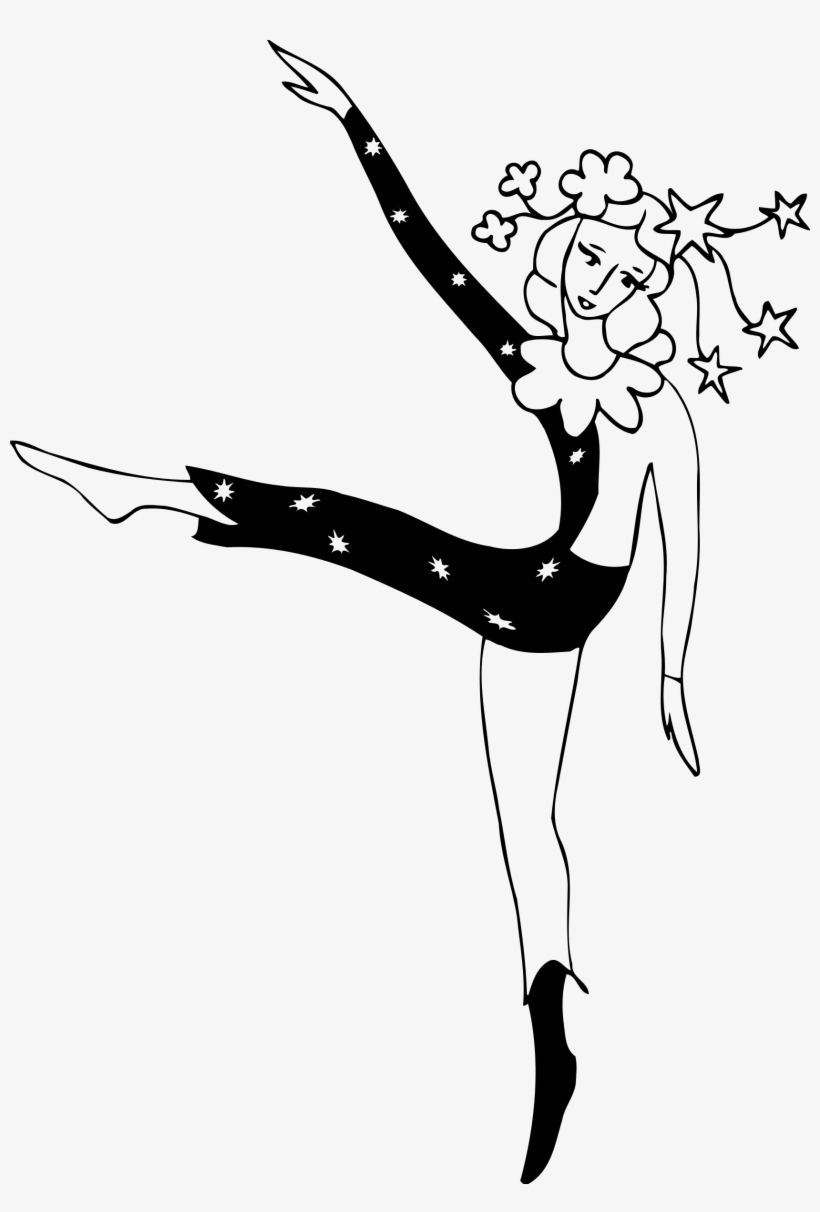 This Free Icons Png Design Of Dancer 23 Line Drawing, transparent png download