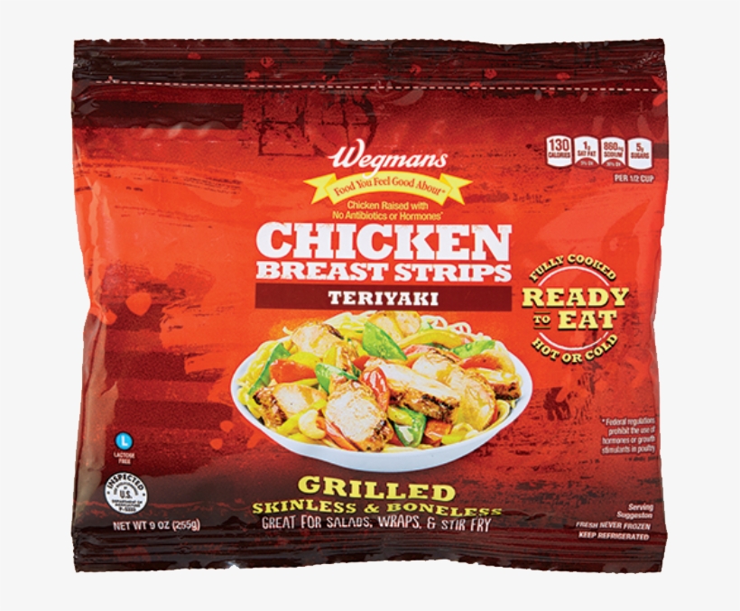 Wegmans Grilled Chicken Breast Strips Teriyaki - Convenience Food, transparent png download