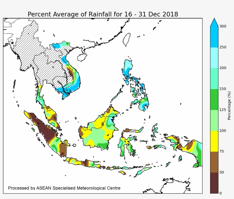 Percent Of Average Rainfall For 16 31 December - Vice Mayors League Of The Philippines, transparent png download