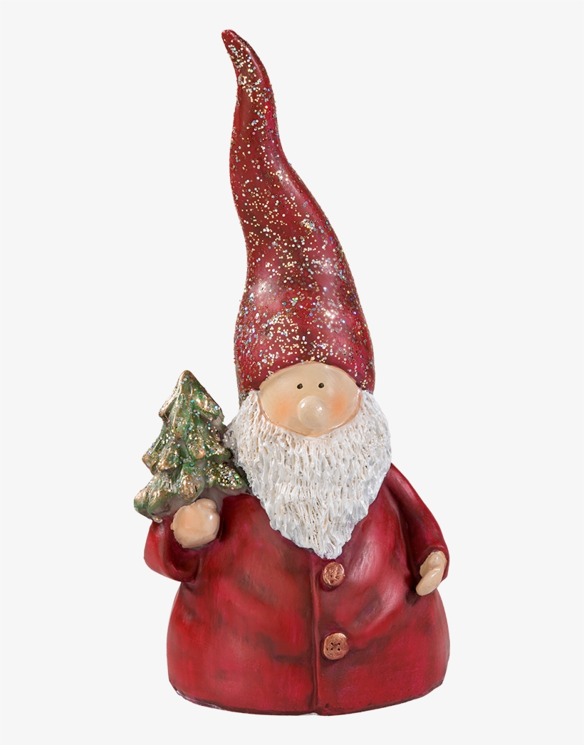 Christmas Elf With Pointed Hat, - Garden Gnome, transparent png download