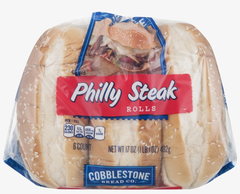 Philly Steak Rolls, 6 Ct, 17 Oz - Meat, transparent png download