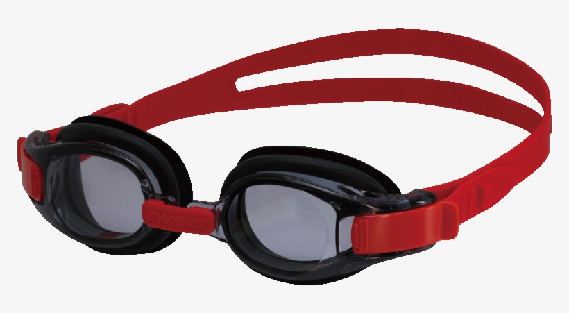 [swans] Junior Easy Adjustable Swimming Goggle Sj-8 - Red Swim Goggles Png, transparent png download