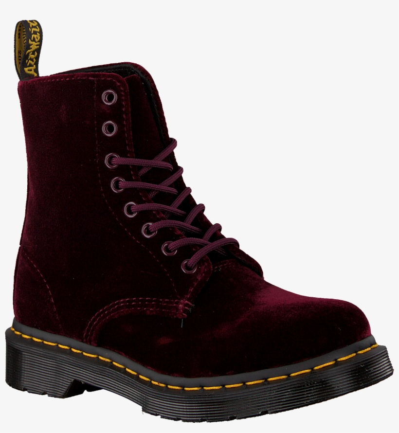 Red Dr Martens Lace-up Boots, transparent png download