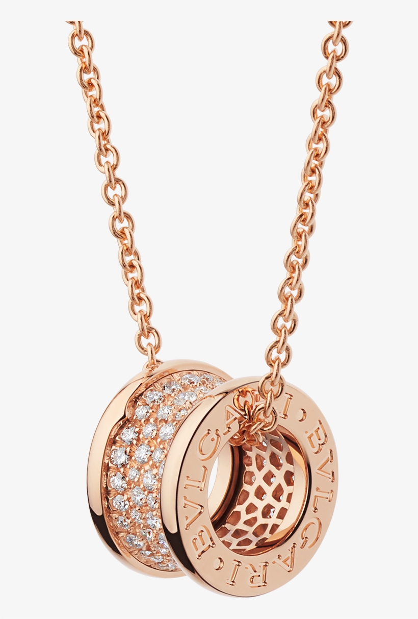 Zero1 Necklace Necklace Rose Gold Pink - Bulgari 354903, transparent png download