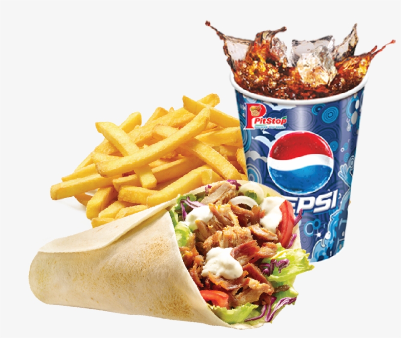 Beef Kebab Combo French Fries Drink - Kebab Combo, transparent png download