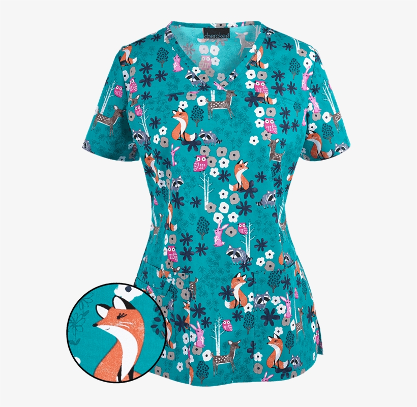 Ck612fur Scrubs For Less, Dental Hygienist, Medical - Fartuch Medyczny We Wzory, transparent png download