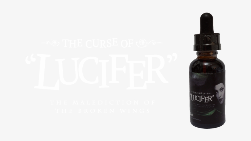 The Curse Of Lucifer - Glass Bottle, transparent png download
