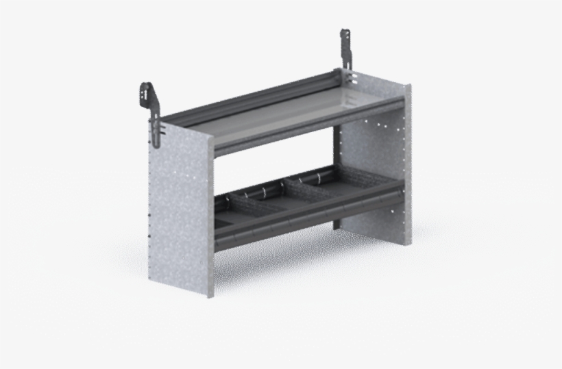 Picture Of Square Back Shelving Unit With 3 Shelves - Shelf, transparent png download