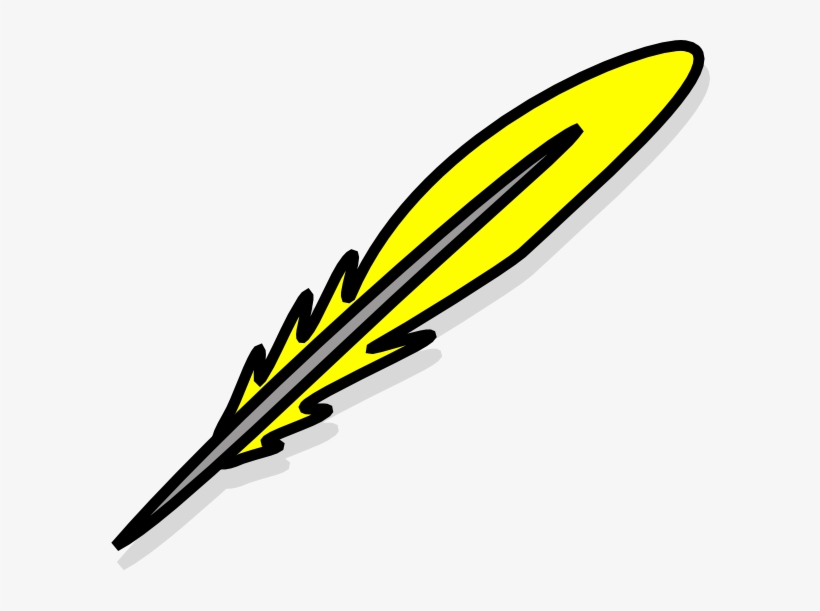 Clipart Info - Feather Pen Clipart, transparent png download