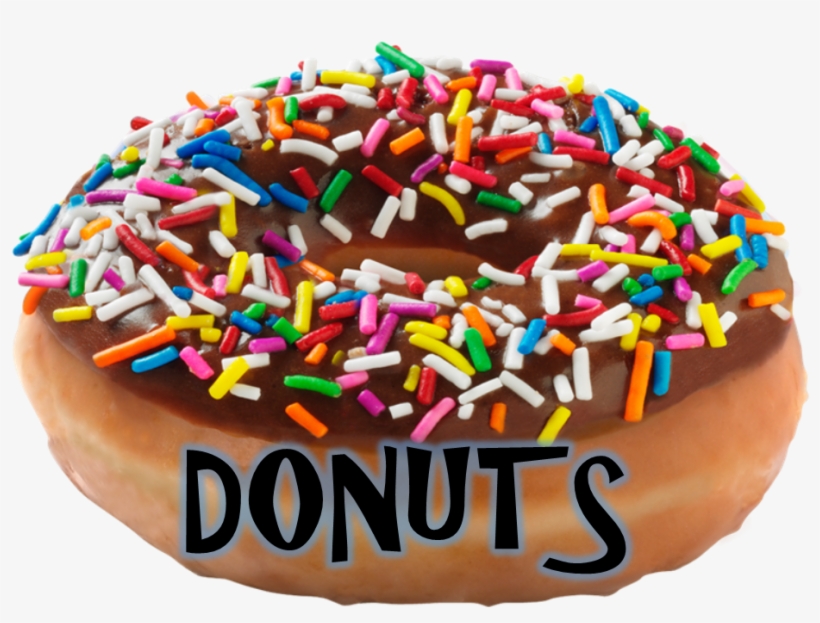 Sunday Word - Chocolate Frosted With Sprinkles, transparent png download