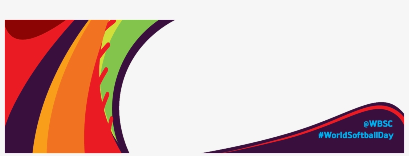 Here's A Wolrd Softball Day Selfie Frame For Anyone - Circle, transparent png download