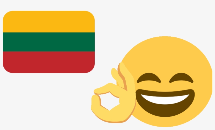 Ok Lithuania Discord Emoji, transparent png download