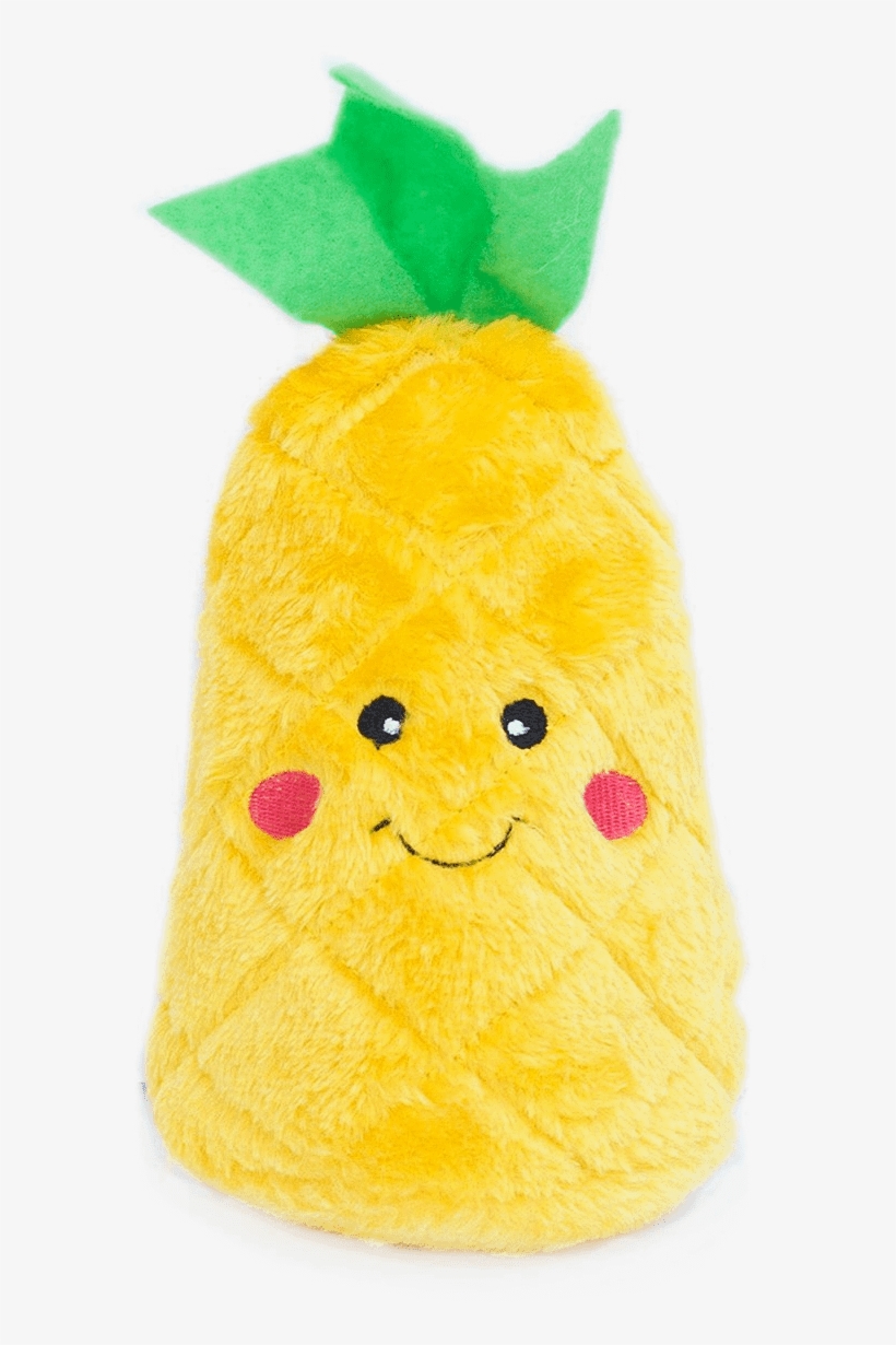 Zippy Paws Pineapple Nomnomz Plush Dog Toy With Squeaker - Pineapple Toys Png, transparent png download